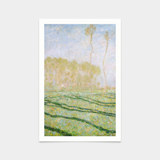 Claude Monet,Spring Countryside at Giverny,art prints,Vintage art,canvas wall art,famous art prints,V2335