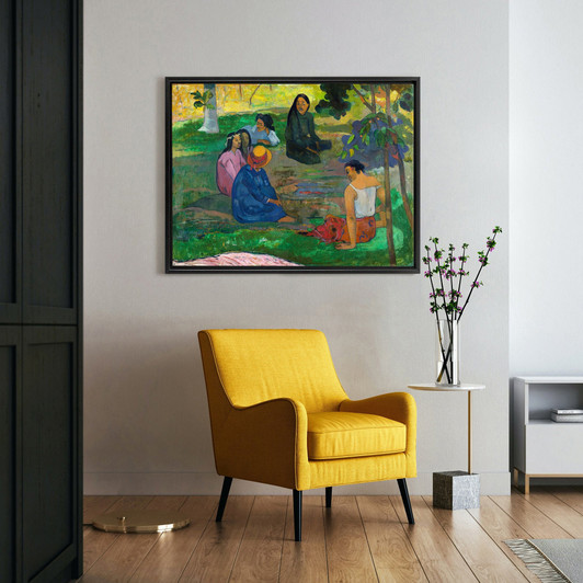 Paul Gauguin, Conversation, Les Parau Parau,canvas print,canvas art,canvas wall art,large wall art,framed wall art,p1283