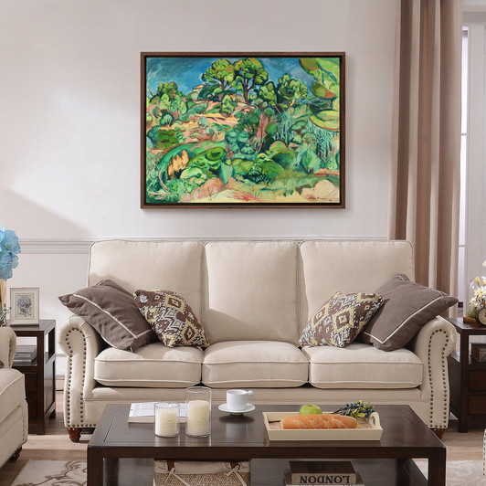 Othon Friesz,Trees in Cassis,Mountain forest scenery,canvas print,canvas art,canvas wall art,large wall art,framed wall art,p1249