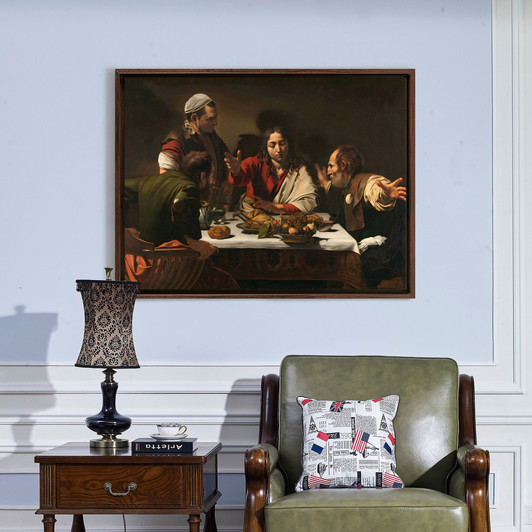 Michelangelo Merisi da Caravaggio, Supper at Emmaus,canvas print,canvas art,canvas wall art,large wall art,framed wall art,p1235