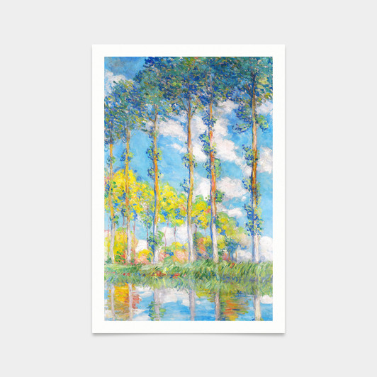 Claude Monet,The Poplars,art prints,Vintage art,canvas wall art,famous art prints,q2194