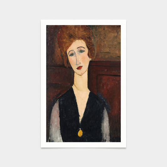Amedeo Modigliani,Portrait of a Woman ,art prints,Vintage art,canvas wall art,famous art prints,q2165