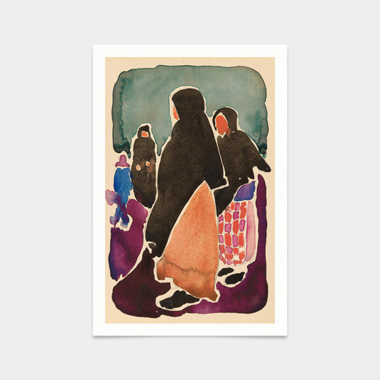 Georgia O'Keeffe,Three women, 1918,art prints,Vintage art,canvas wall art,famous art prints,2V57