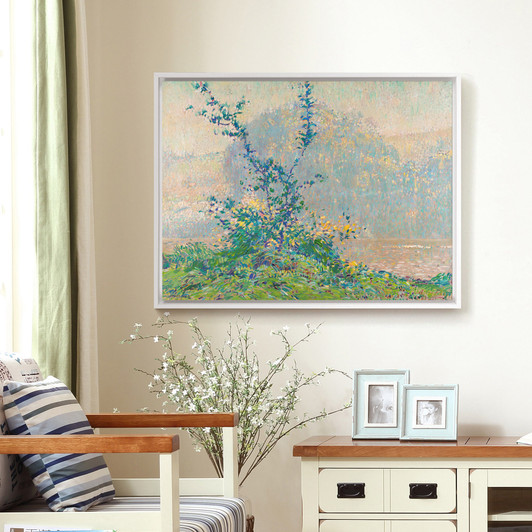 Charles Rosen,Opalescent Morning,Riverside scenery, morning scenery,canvas print,canvas art,canvas wall art,large wall art,framed art,p835