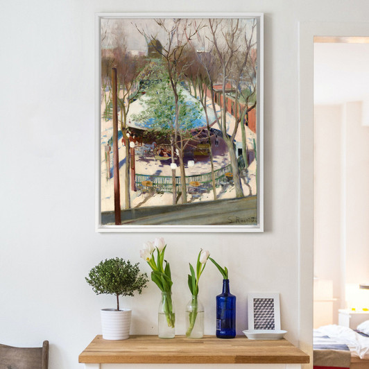 Park Moulin de la Galette,Park scenery, amusement park,canvas print,canvas art,canvas wall art,large wall art,framed wall art,p660