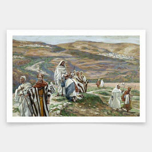 James Tissot,He Sent them out Two by Two,art prints,Vintage art,canvas wall art,famous art prints,V1592