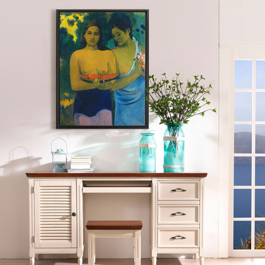 Paul Gauguin,Two Tahitian Women,canvas print,canvas art,canvas wall art,large wall art,framed wall art,p600