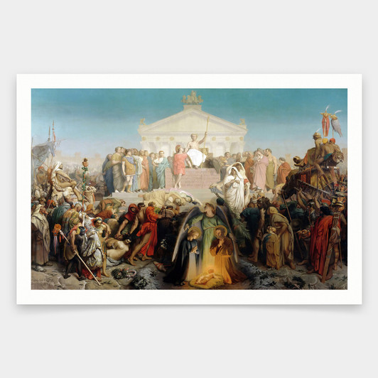 Jean-Leon Gerome,The Age of Augustus and the Birth of Jesus Christ,art prints,Vintage art,canvas wall art,famous art prints,V1683
