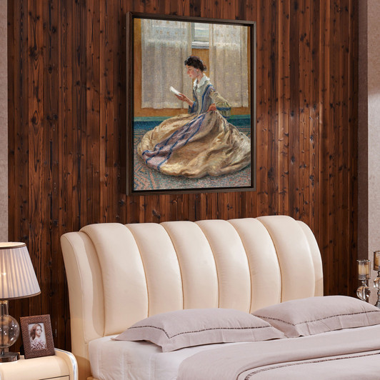 Miloš Jiránek, Reader,Women reading,canvas print,canvas art,canvas wall art,large wall art,framed wall art,p563