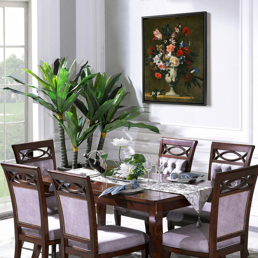 Flowers in a Classical Vase,Vase still life,canvas print,canvas art,canvas wall art,large wall art,framed wall art, p458