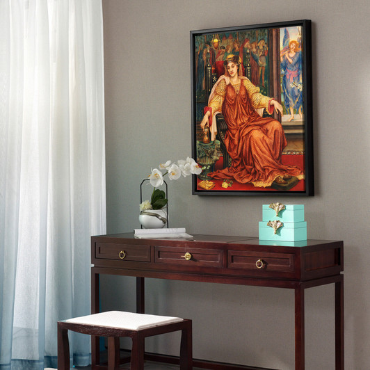 Evelyn De Morgan,The Hourglass,canvas print,canvas art,canvas wall art,large wall art,framed wall art,p445