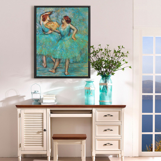 Edgar Degas,Two Dancers,Ballet art,canvas print,canvas art,canvas wall art,large wall art,framed wall art,p432