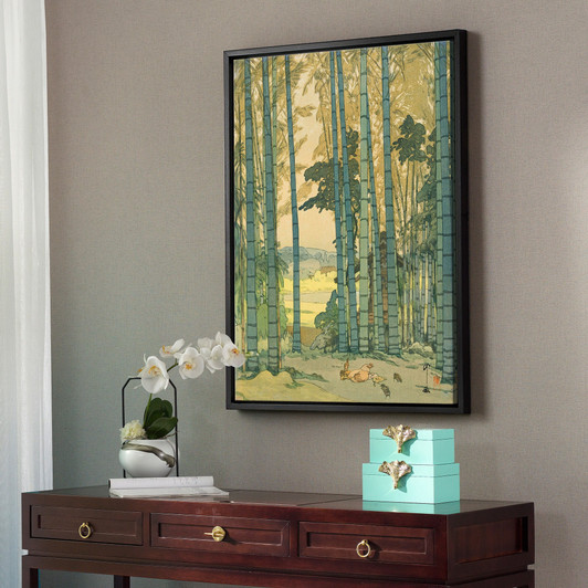 Yoshida Hiroshi,Bamboo Grove,japanese painting,large wall art,framed wall art,canvas wall art,large canvas,M2941