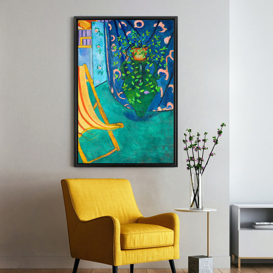 Henri Matisse,A Corner Of The Artist'S Studio,Green Vase,Canvas Print,Canvas Art,Canvas Wall Art,Large Wall Art,Framed Wall Art,P2232
