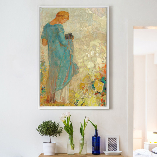 Odilon Redon,Pandora,large wall art,framed wall art,canvas wall art,large canvas,M2792