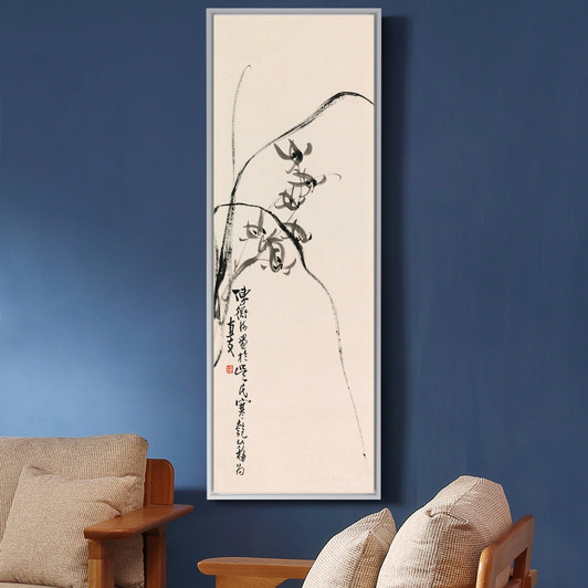 Chen Hengke,Orchid Wall Art,Chinese Art Prints,Vertical Narrow Art,large wall art,framed wall art,canvas wall art,M339