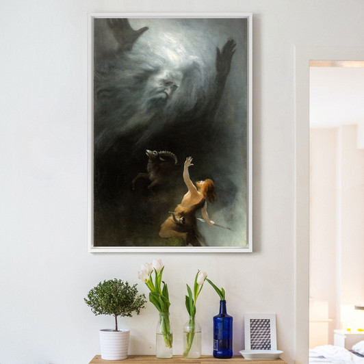 Karl Wilhelm Diefenbach , You Shall Not Dead,large wall art,framed wall art,canvas wall art,large canvas,M2700