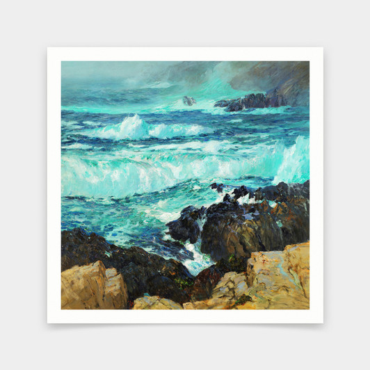 William Ritschel,The Instealing Fog,art prints,Vintage art,canvas wall art,famous art prints,q2817