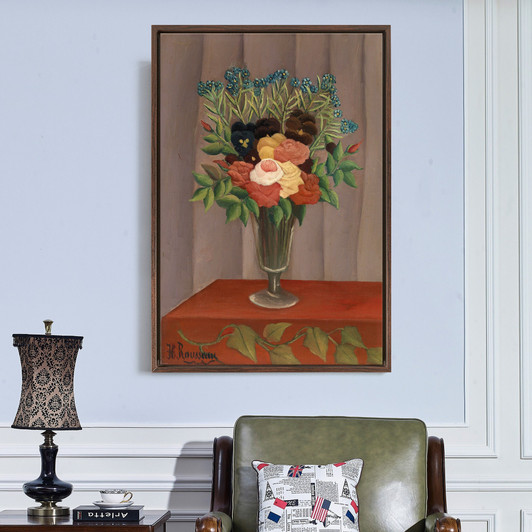Henri Rousseau,Bouquet of Flowers,large wall art,framed wall art,canvas wall art,large canvas,M2497