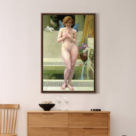 Guillaume Seignac,Before the Fountain,large wall art,framed wall art,canvas wall art,large canvas,M2466