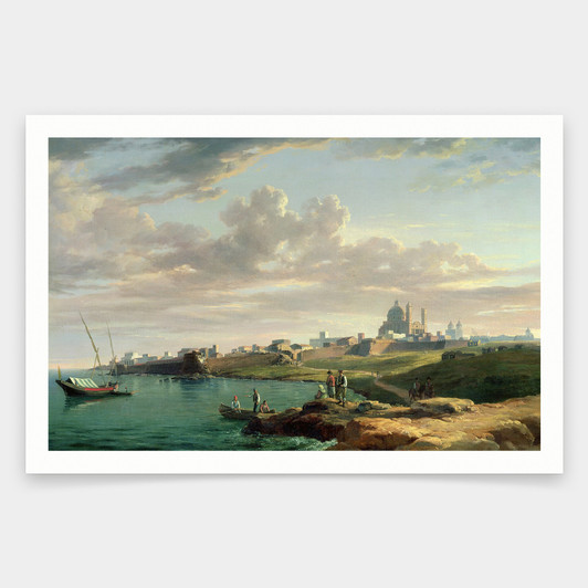 William Marlow,A View Of Montevideo Photograph,art prints,Vintage art,canvas wall art,famous art prints,V2122