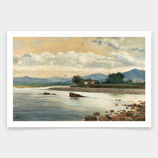 Antonio Graner Vinuelas,The boat,art prints,Vintage art,canvas wall art,famous art prints,V992