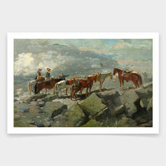 Winslow Homer,Mount Washington,art prints,Vintage art,canvas wall art,famous art prints,V2146