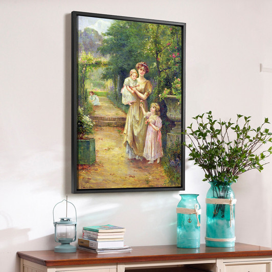 Ernest Walbourn,One for Baby,large wall art,framed wall art,canvas wall art,large canvas,M2377