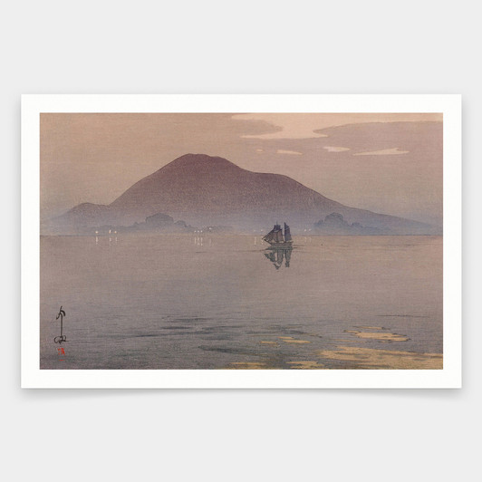 Yoshida Hiroshi,Evening after Rain,,japanese painting,art prints,Vintage art,canvas wall art,famous art prints,V2167