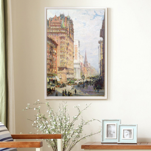 Colin Campbell Cooper,Fifth Avenue New York City 1906,large wall art,framed wall art,canvas wall art,large canvas,M2342