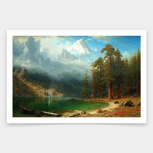 Albert Bierstadt,Mount Corcoran, 1877,art prints,Vintage art,canvas wall art,famous art prints,V932