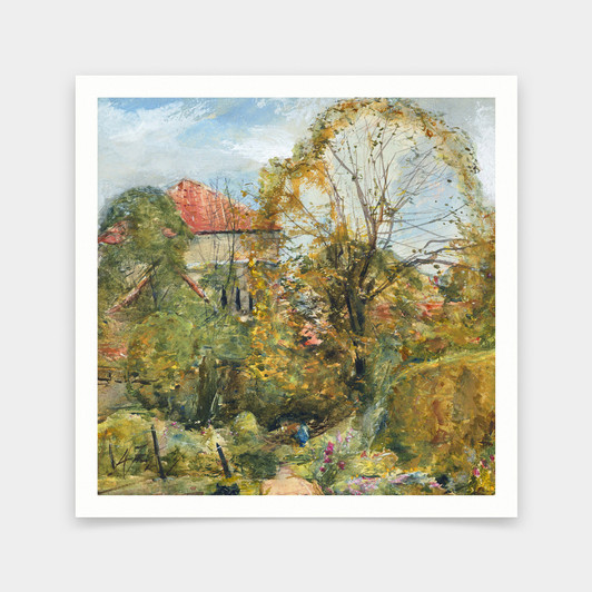 Alexander Fraser,October's Workmanship to Rival May,art prints,Vintage art,canvas wall art,famous art prints,V6944