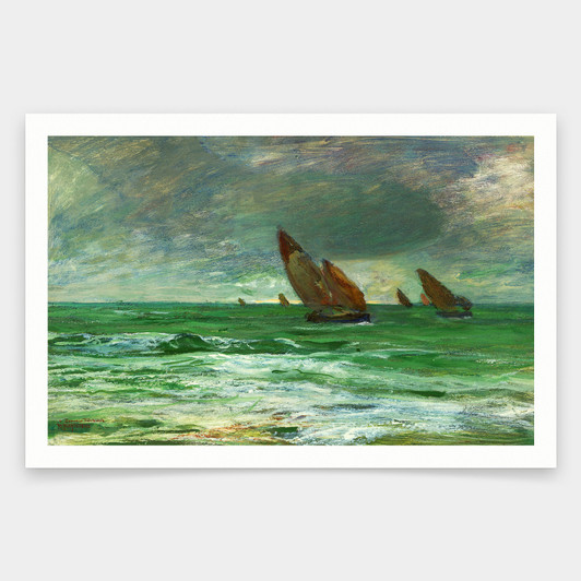 Pietro Fragiacomo,Seaview,art prints,Vintage art,canvas wall art,famous art prints,q2064