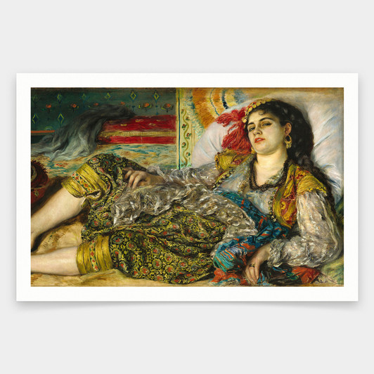 Pierre-Auguste Renoir,Odalisque,art prints,Vintage art,canvas wall art,famous art prints,q2054