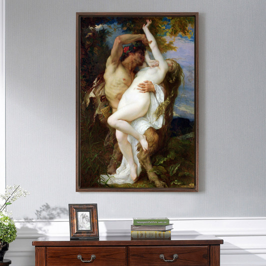 Alexandre Cabanel,Nymph Abducted by a Faun,large wall art,framed wall art,canvas wall art,large canvas,M2193