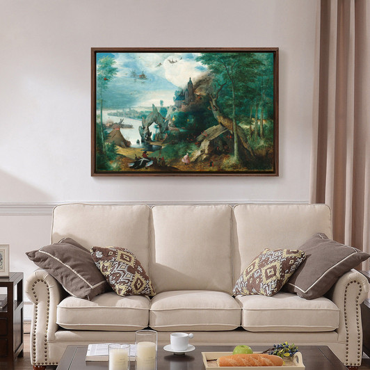 Pieter Bruegel The Elder,The Temptation Of Saint Anthony,Canvas Print,Canvas Art,Canvas Wall Art,Large Wall Art,Framed Wall Art,P2062
