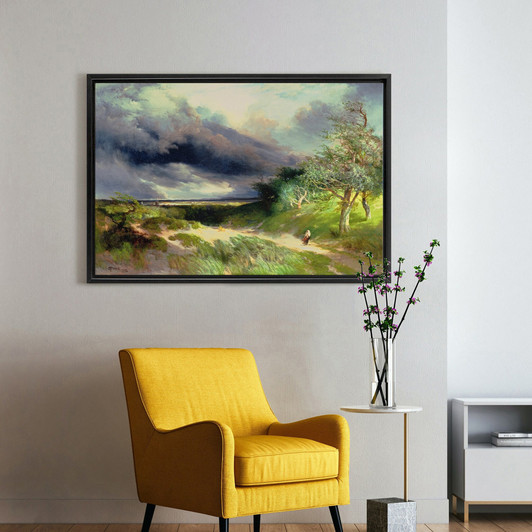 Thomas Moran,East HamptonLong Island Sand Dunes,large wall art,framed wall art,canvas wall art,large canvas,M2060