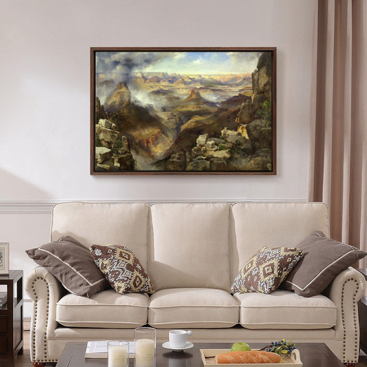 Thomas Moran, American,Grand Canyon of the Colorado River,large wall art,framed wall art,canvas wall art,large canvas,M2055