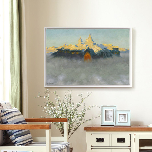 Theodor Kittelsen,Soria Moria Palace,large wall art,framed wall art,canvas wall art,large canvas,M2029