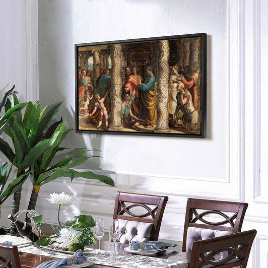 Raphael,The Healing of the Lame Man,large wall art,framed wall art,canvas wall art,large canvas,M1985