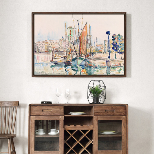 Paul Signac,La Rochelle,large wall art,framed wall art,canvas wall art,large canvas,M1938
