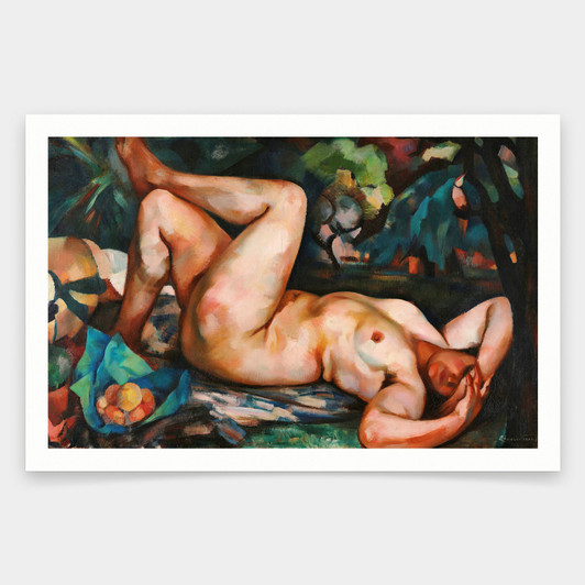 Eduardo Viana,Nude,art prints,Vintage art,canvas wall art,famous art prints,q1662