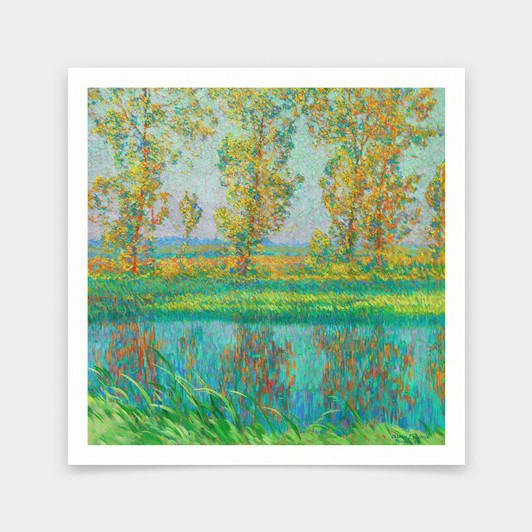 Charles J Palmie,Summer Landscape, 1909,art prints,Vintage art,canvas wall art,famous art prints,V6989