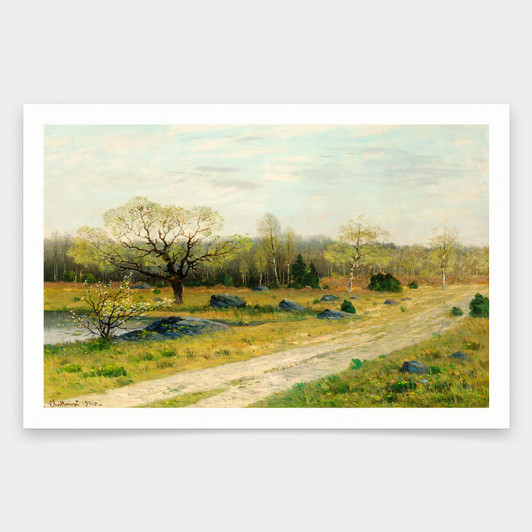 Antonín Chittussi,Spring at Fontainebleau,art prints,Vintage art,canvas wall art,famous art prints,q1560