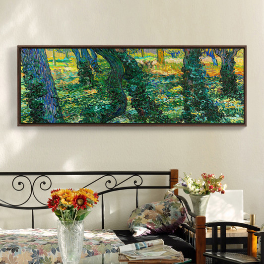 Vincent van Gogh,Undergrowth,Forest interior scenery,canvas print,canvas art, canvas wall art,extra large canvas art,large canvas wall p285