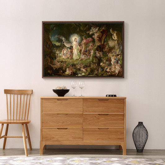 Joseph Noel Paton,The Quarrel of Oberon and Titania,large wall art,framed wall art,canvas wall art,large canvas,M1789