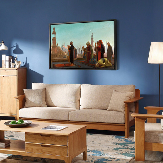 Jean-Leon Gerome,Evening Prayer, Cairo,large wall art,framed wall art,canvas wall art,large canvas,M1675