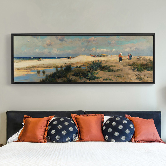 Seaside walks,coastal scenery,beaches,canvas print,canvas art, canvas wall art,extra large canvas art,large canvas wall art p219