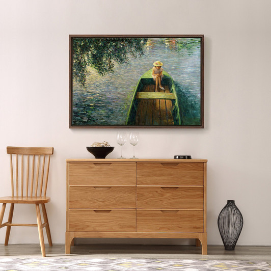 Henri Lebasque,The Boat On The Marne, 1905,large wall art,framed wall art,canvas wall art,large canvas,M1487