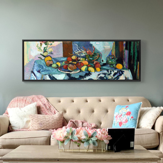 Henri Matisse, Blue Still Life,Vase on the table,canvas print,canvas art, canvas wall art,extra large canvas art,large canvas wall art p150